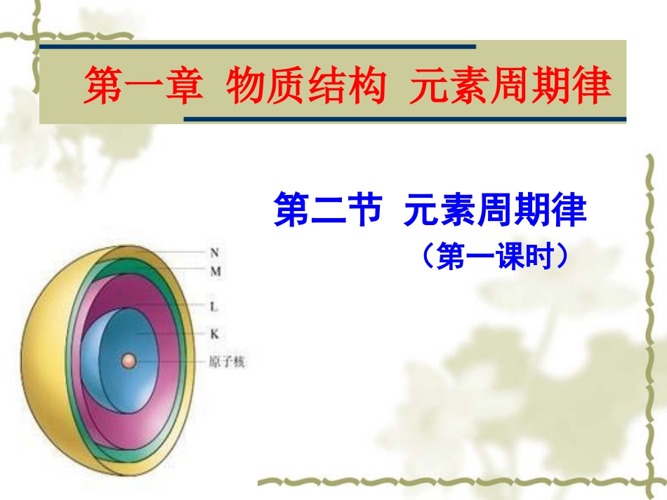 元素周期律-第一课时课件2_第1页