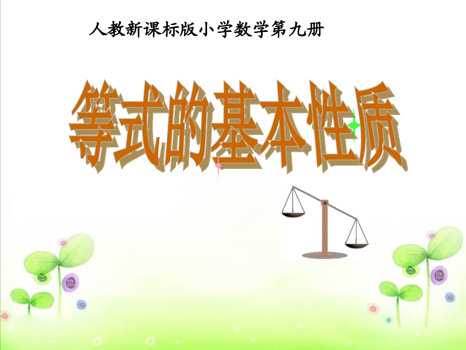等式的基本性质_第1页