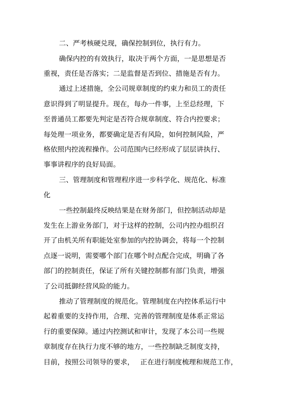 企业内控管理工作总结_第3页