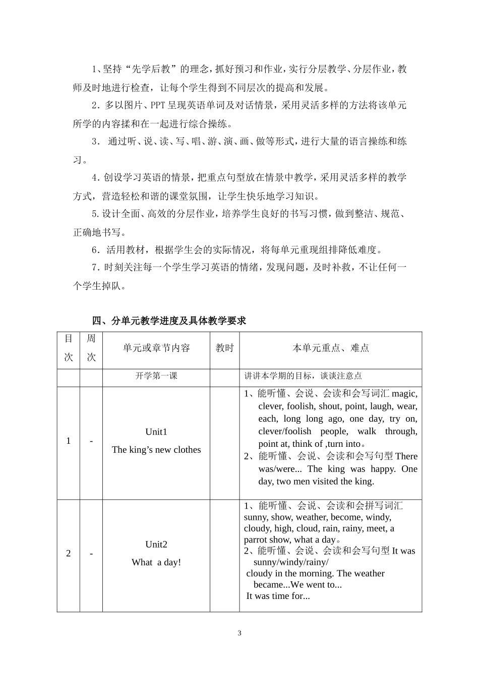 [牛津中小学英语网]新教材六上教学计划(1)_第3页