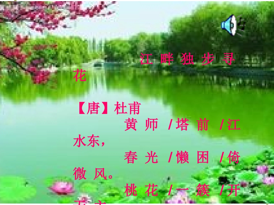 2.江畔独步寻花_第3页