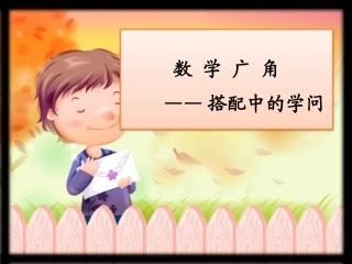 三年级下册-数学广角--搭配-(2)