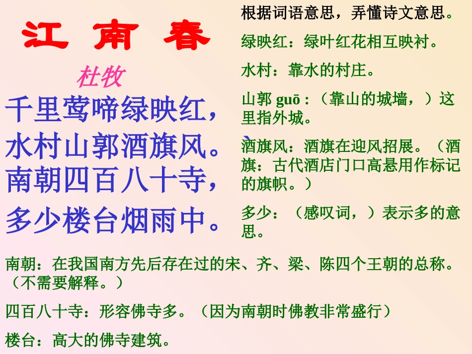 、古诗——《江南春》ppt课件_第3页