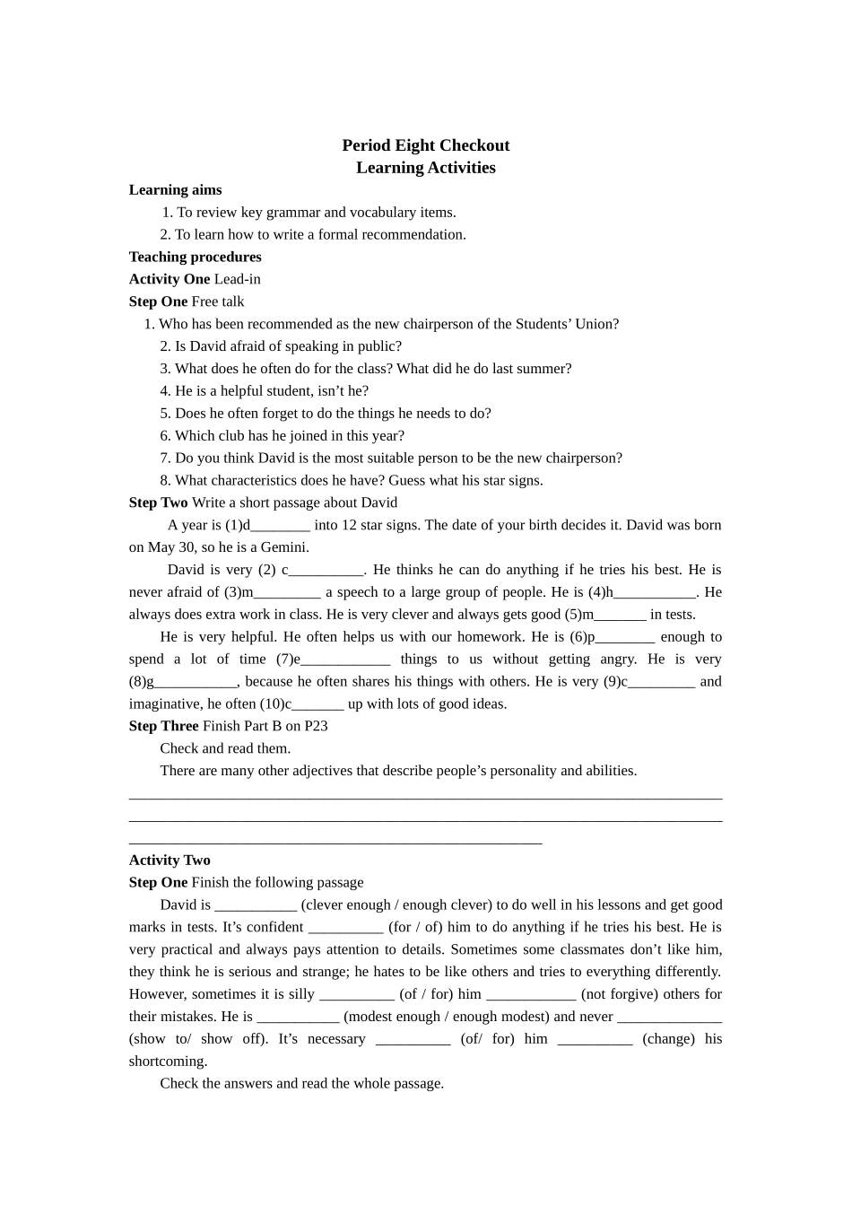 PeriodEightCheckout_第1页