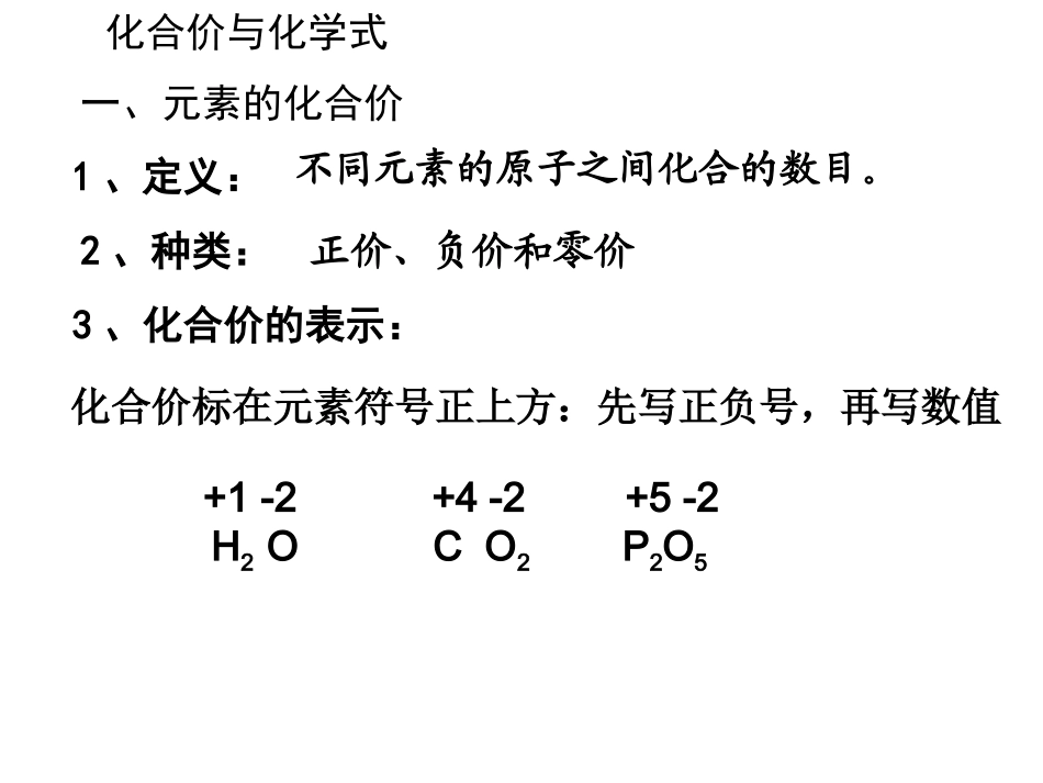 物质的组成表示课时2_第2页