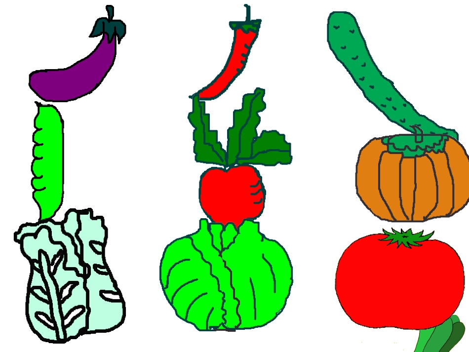 小学语文一年级《菜园里》课件_第2页