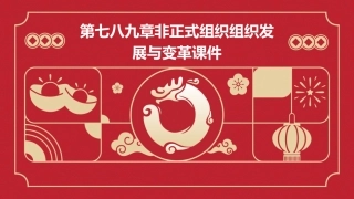 第七八九章非正式组织组织发展与变革课件