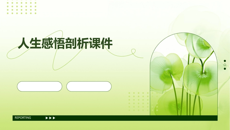 人生感悟剖析课件_第1页