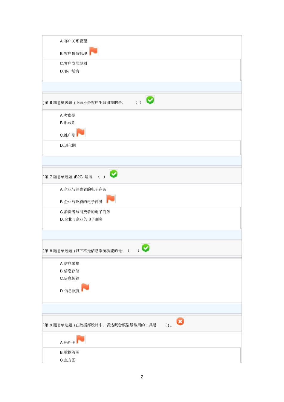 企业参考资料信息管理第二次形考答案_第2页