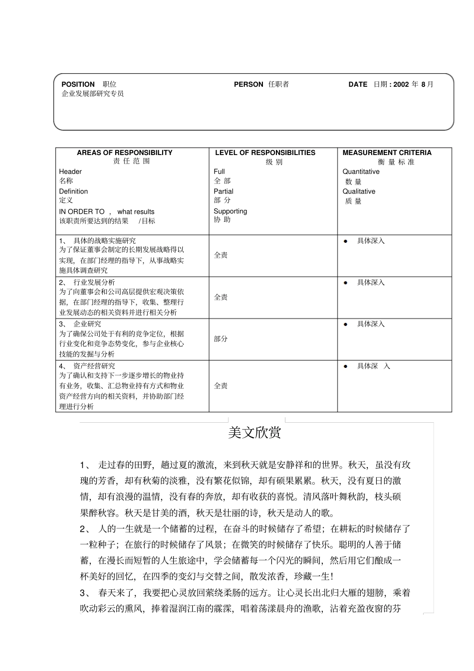 企业发展部_研究专员_第2页