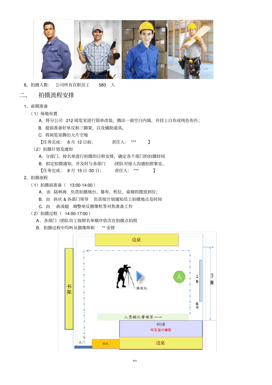 企业员工照拍摄策划书_第2页