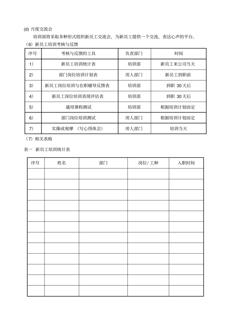 企业培训管理制度全_第3页