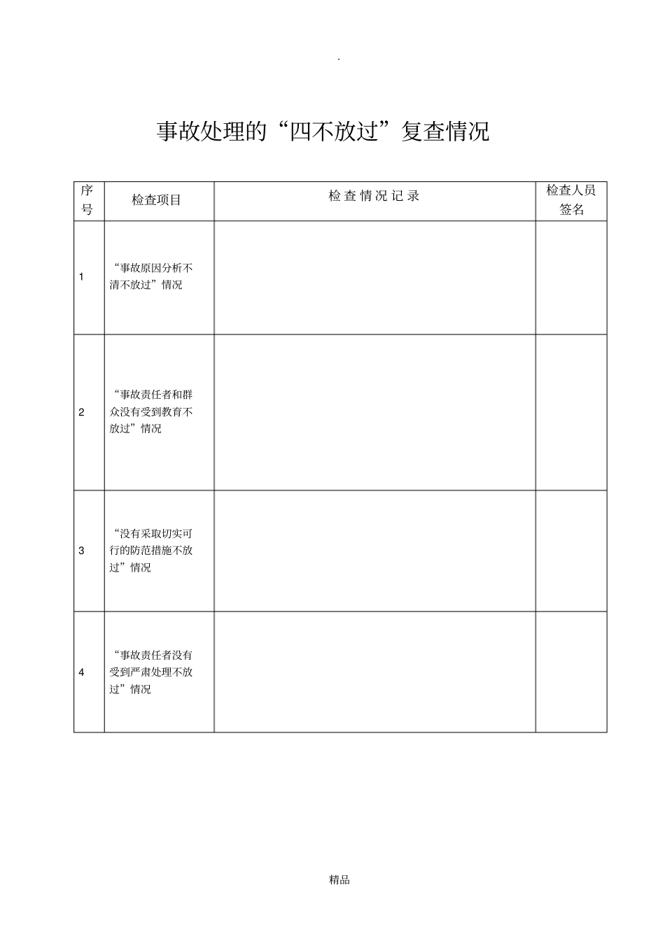 企业安全生产条件复查记录表_第3页