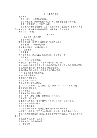 沙漠中的绿洲
