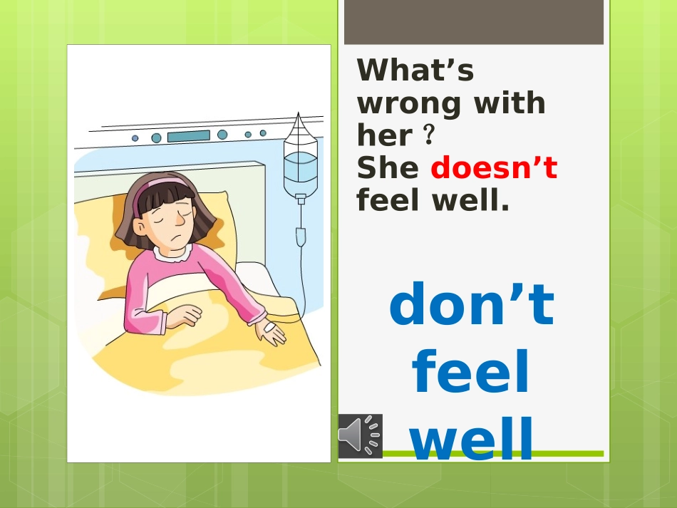 湘少版六年级上册英语第十单元--I-don't-feel-well-today.-ppt_第3页