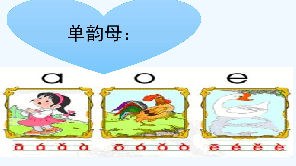 (部编)人教2011课标版一年级上册aieiui课件_第3页