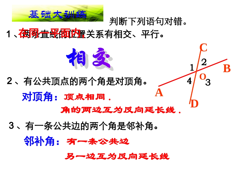 第五章-相交线与平行线-复习课(上课)_第3页