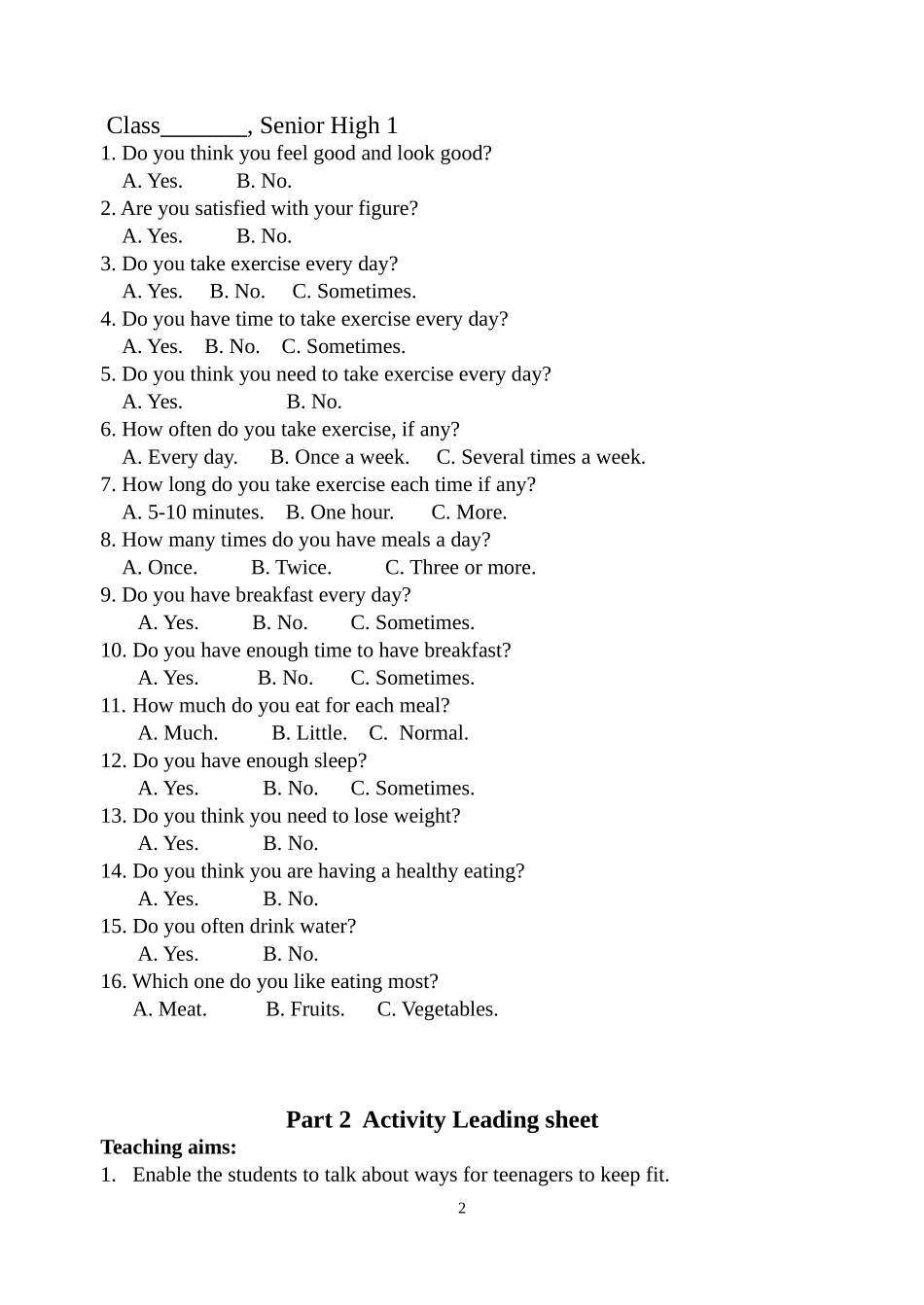 TeachingPlanforModule1Unit3Project1_第2页