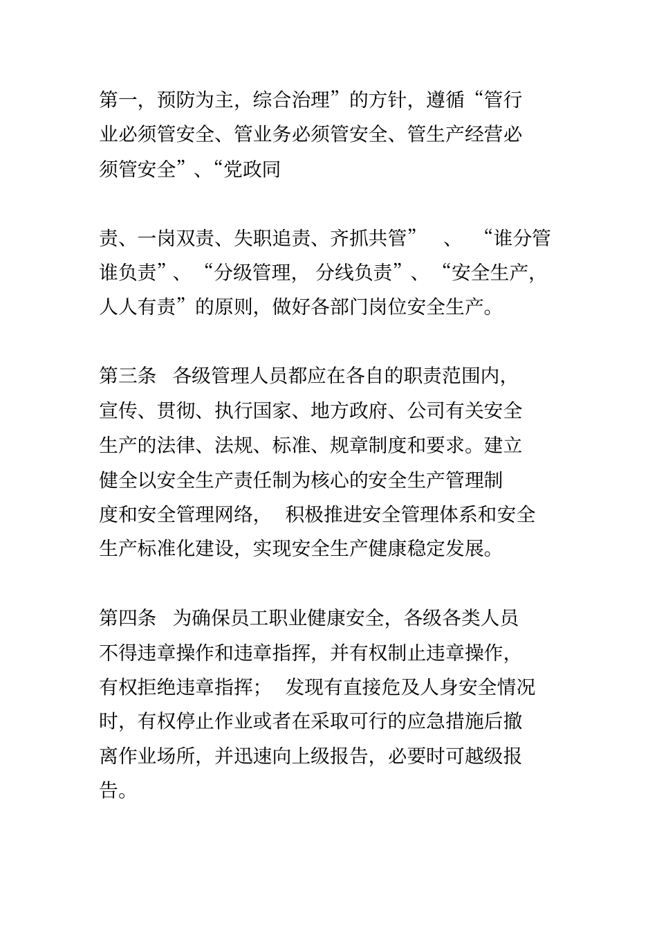 企业安全生产责任制最新最全_第2页