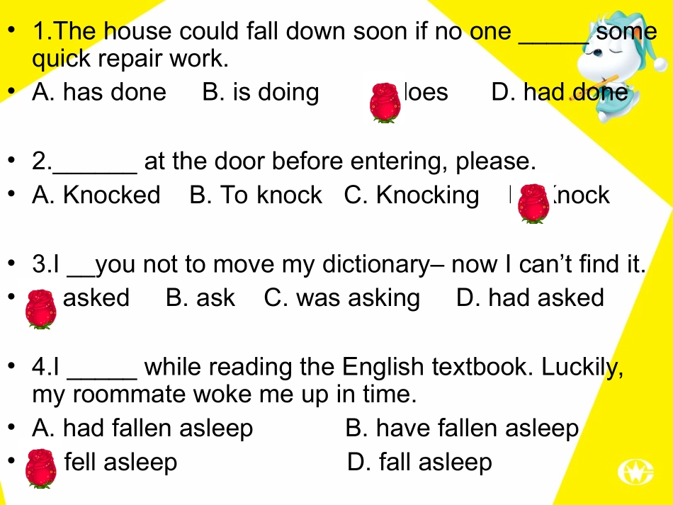 Period3-4时态和定语从句专练_第3页