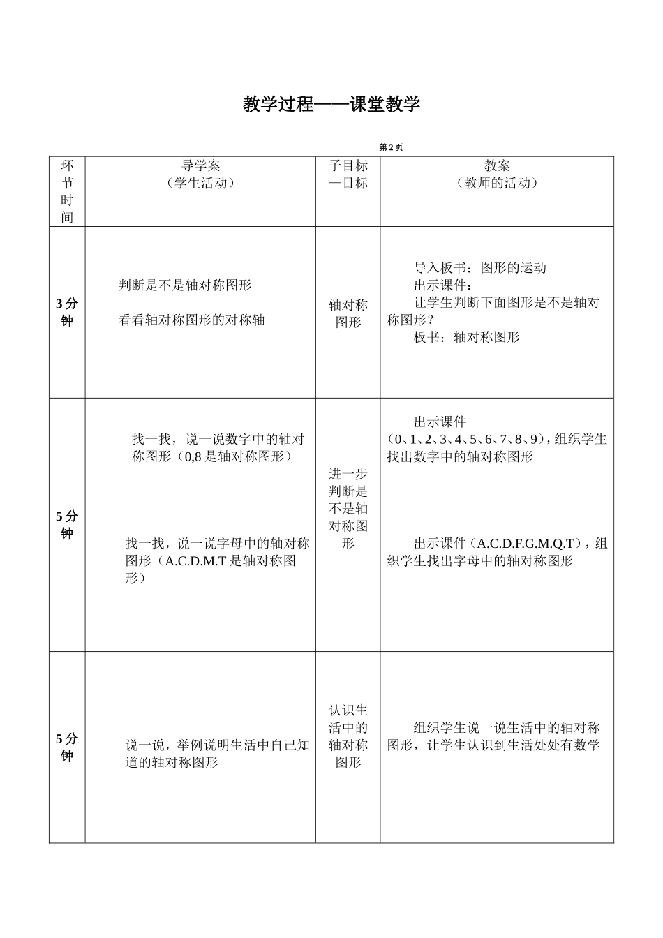 小学数学人教2011课标版二年级总复习----图形的运动_第2页
