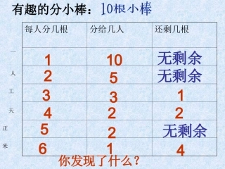 有余数除法1