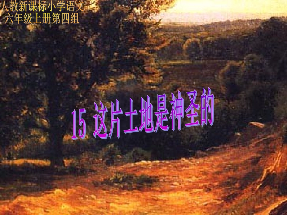 《这片土地是神圣的》ppt_第1页