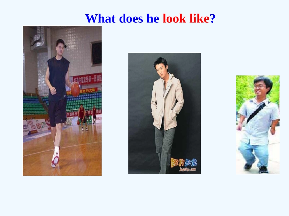 新湘少版五年级上册unit1-what-does-she-look-like_第3页