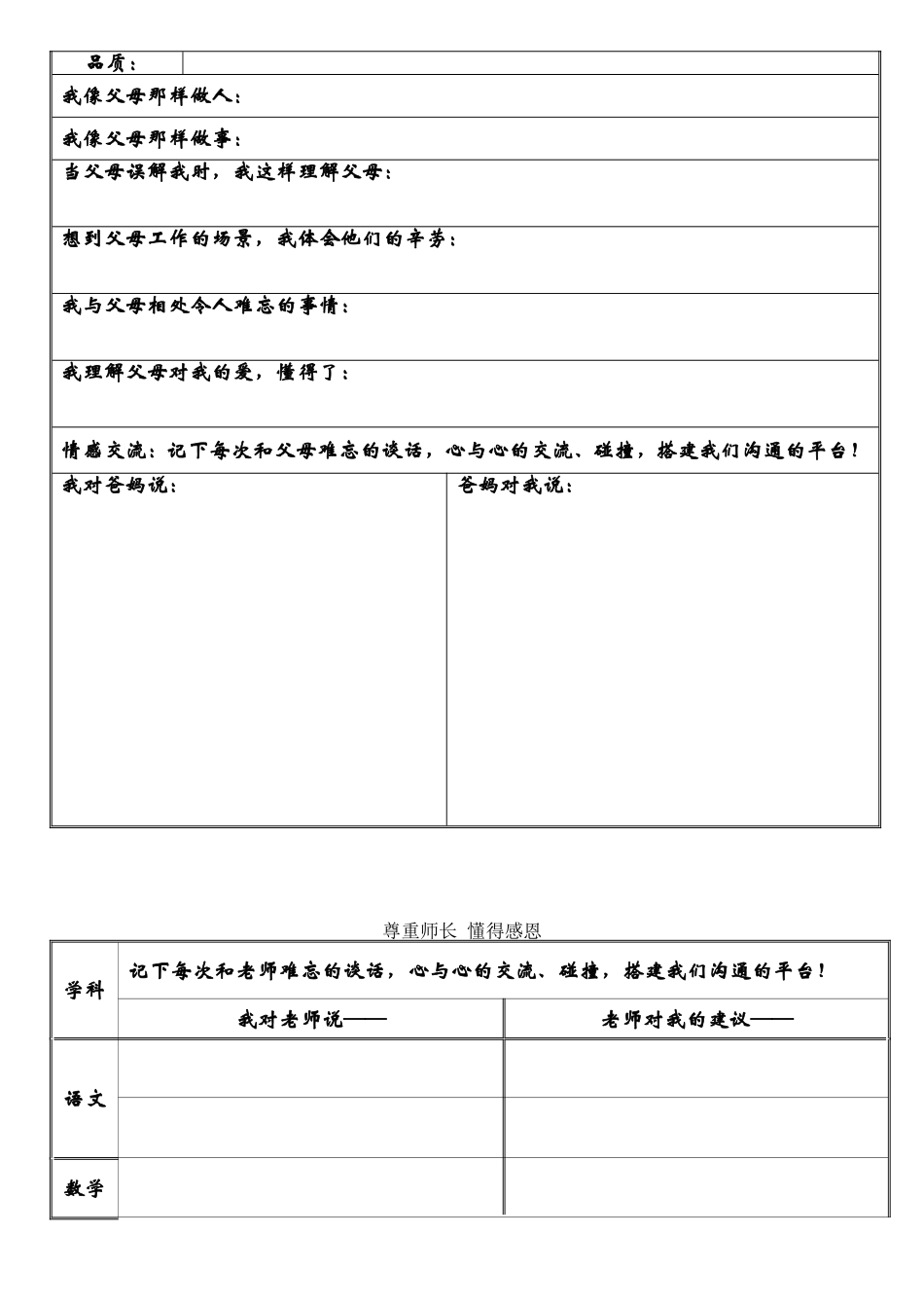 大治学生成长档案_第3页