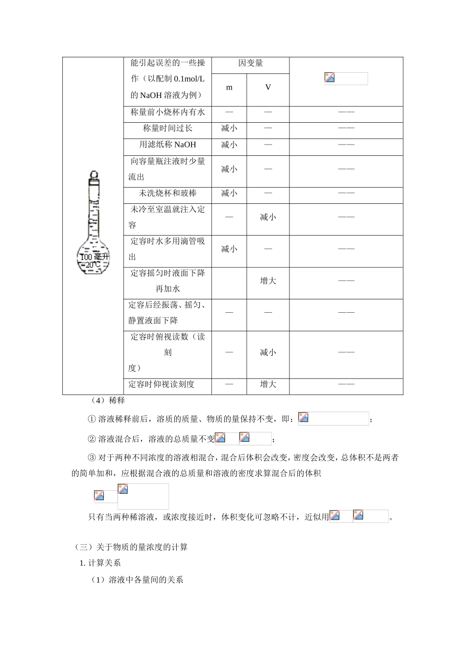 高一化学实验复习人教版知识精讲_第3页