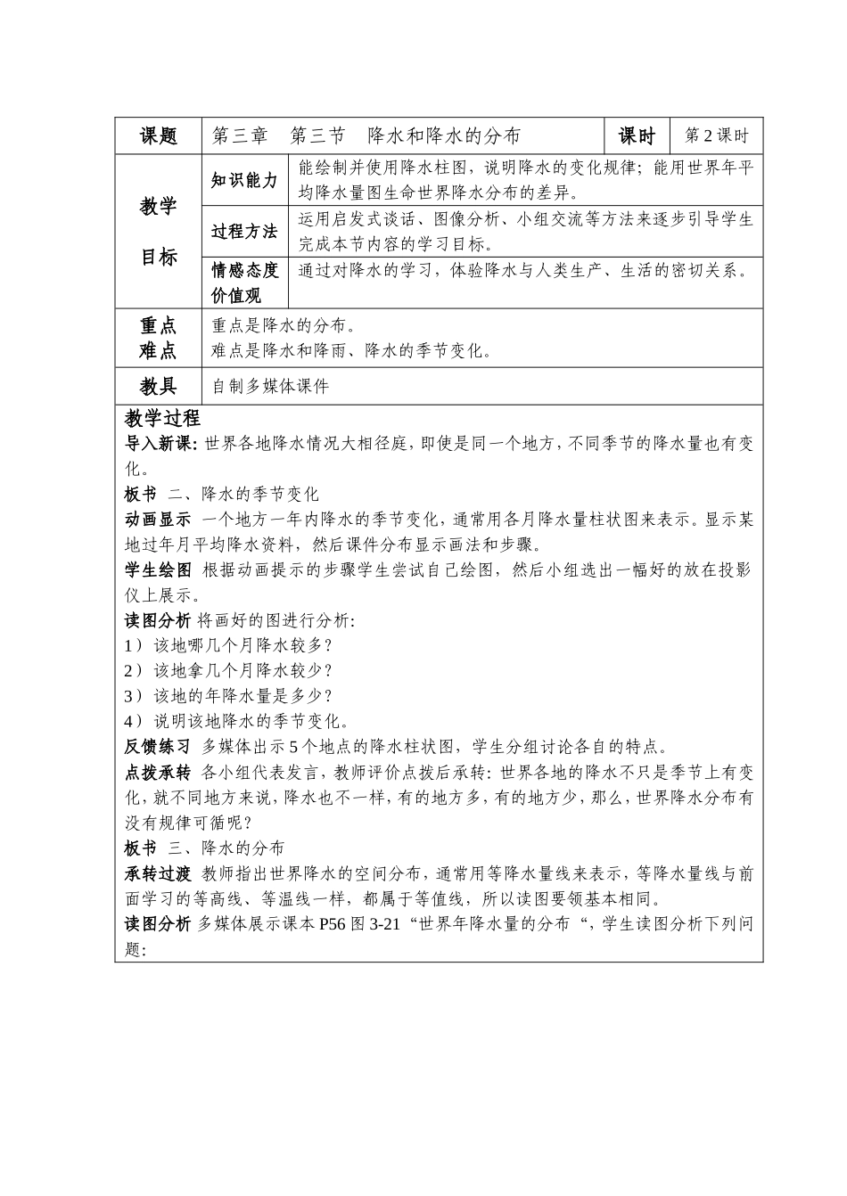 3降水和降水的分布_第1页