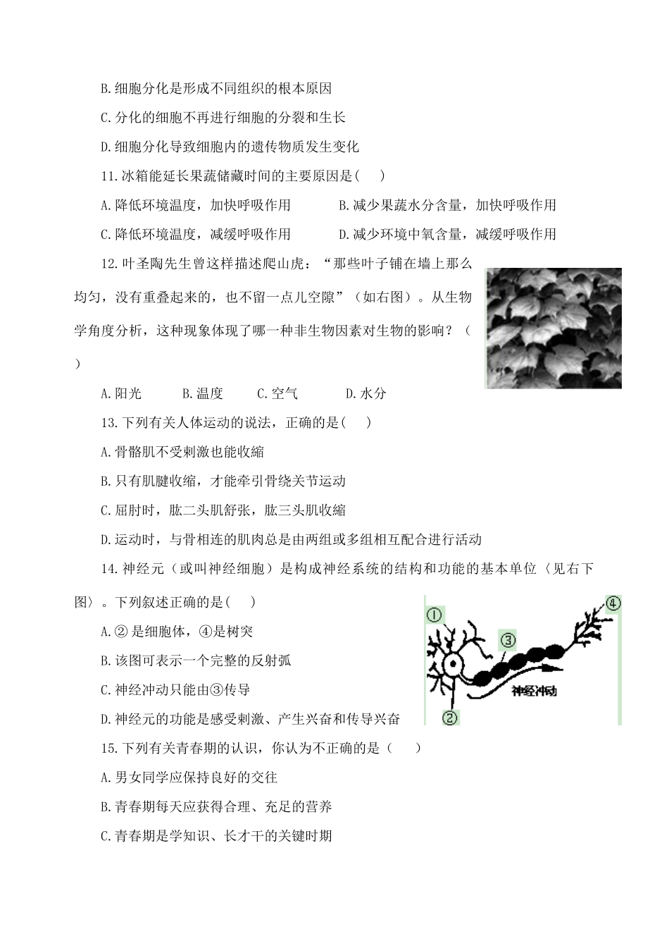中考生真题试卷试卷_第3页