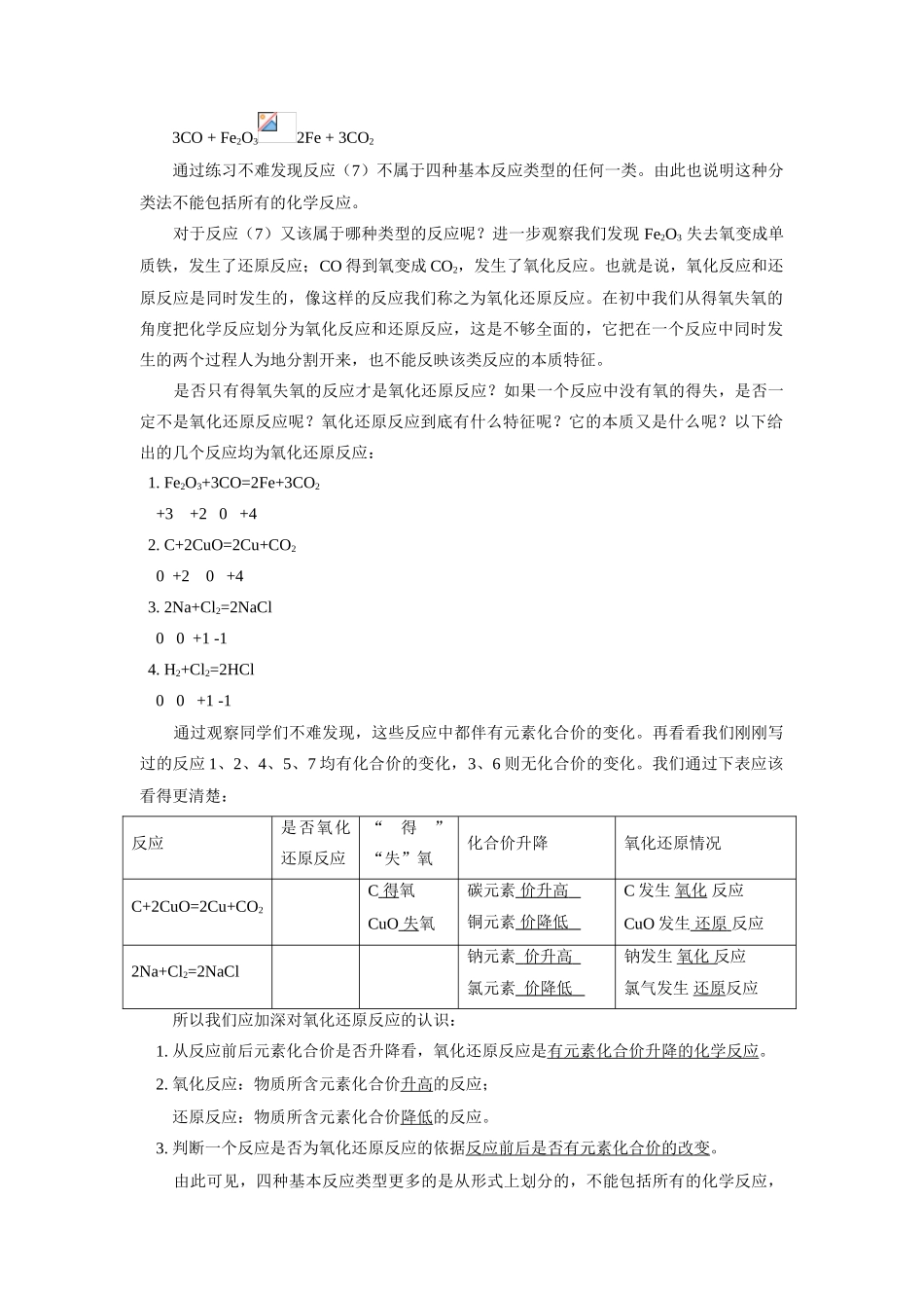 高一化学氧化还原反应知识精讲_第2页