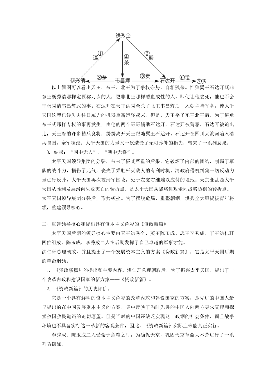 高一历史第六节  保卫太平天国的斗争人教版知识精讲_第2页