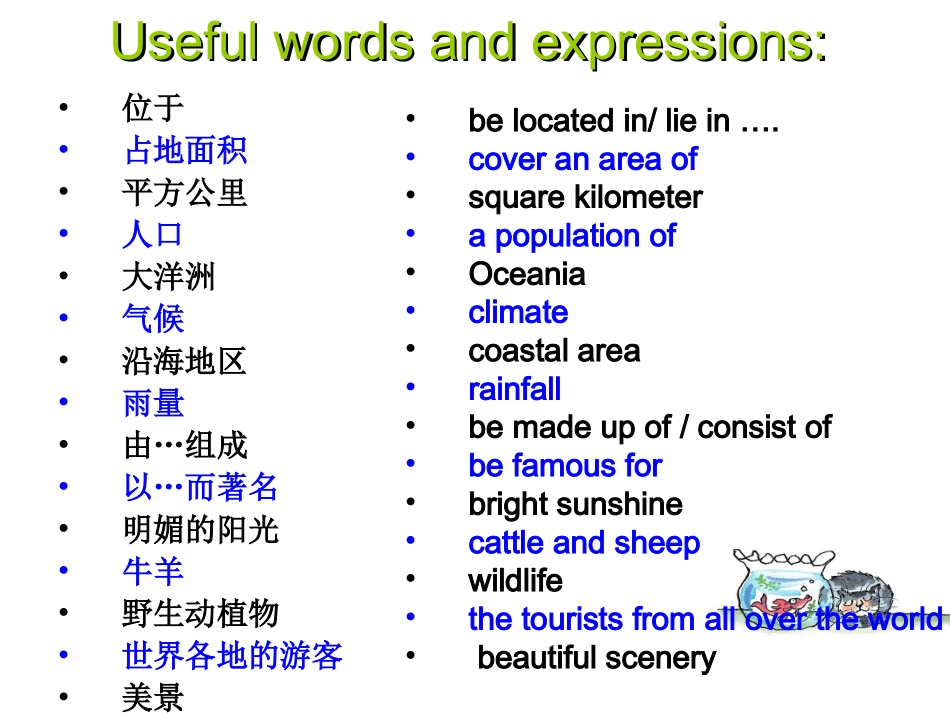基础写作之地点介绍--澳大利亚_第3页