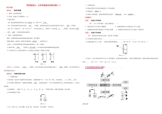 九年级化学上册 第2单元 探索水世界 到实验室去 化学实验基本技能训练(二)习题1 (新版)鲁教版试卷