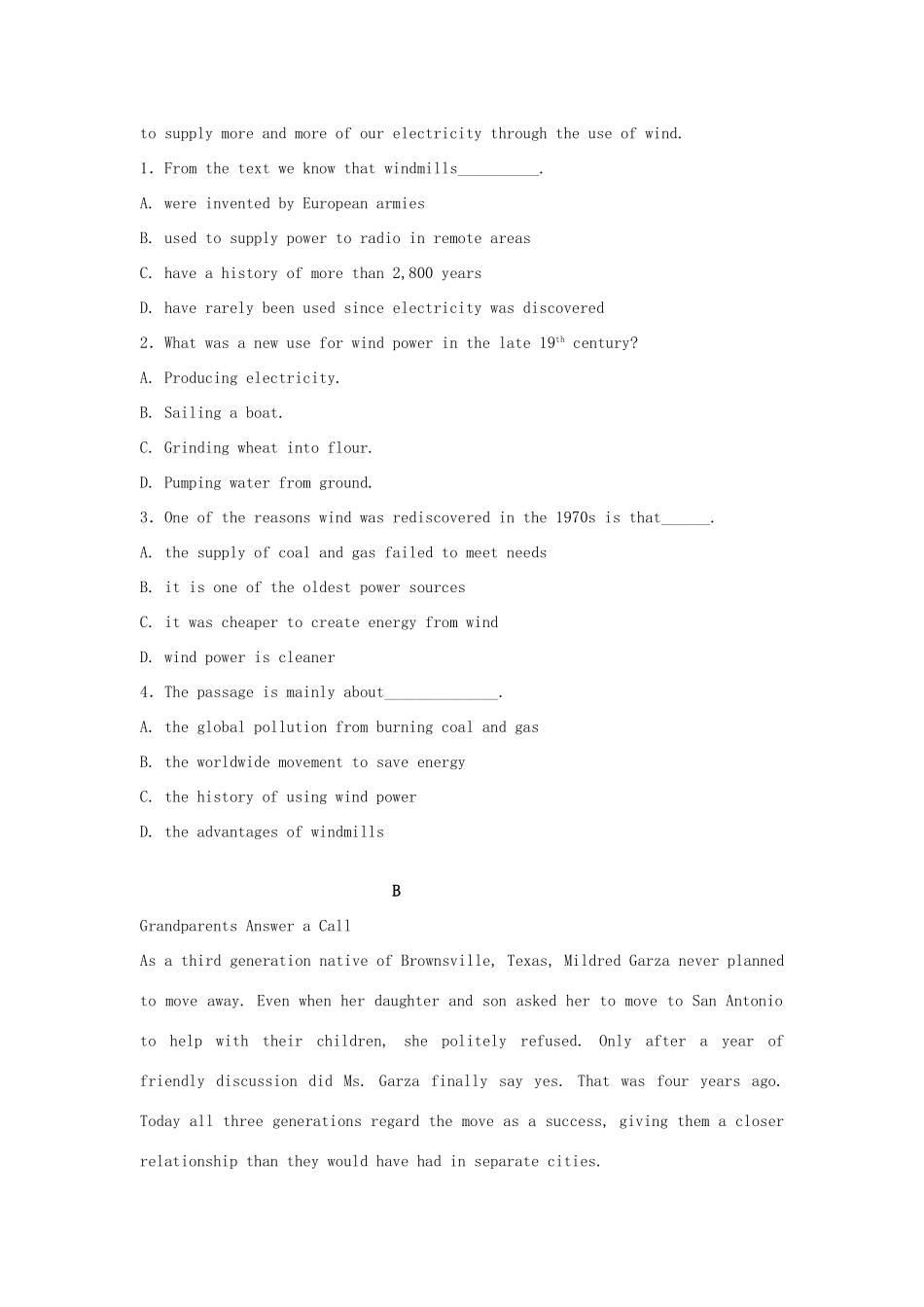 内蒙古太仆寺旗宝昌一中 高二英语下学期期中试题_第2页