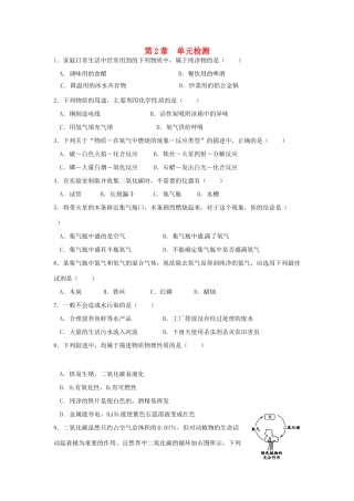 九年级化学全册 第二章 身边的化学物质单元综合测试卷 沪教版试卷