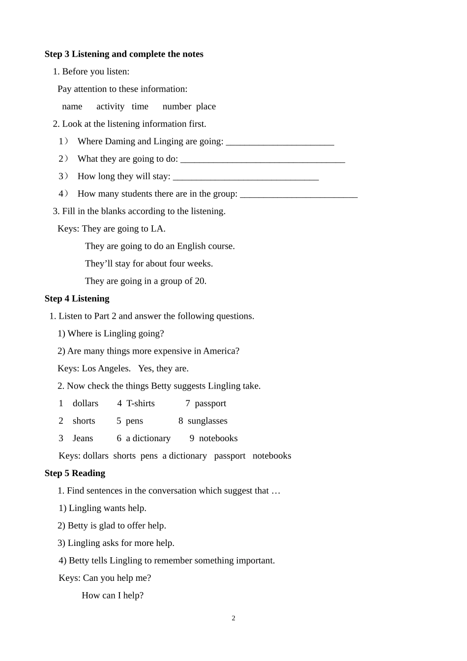 Module-7-Summer-in-Los-Angeles-教案_第2页