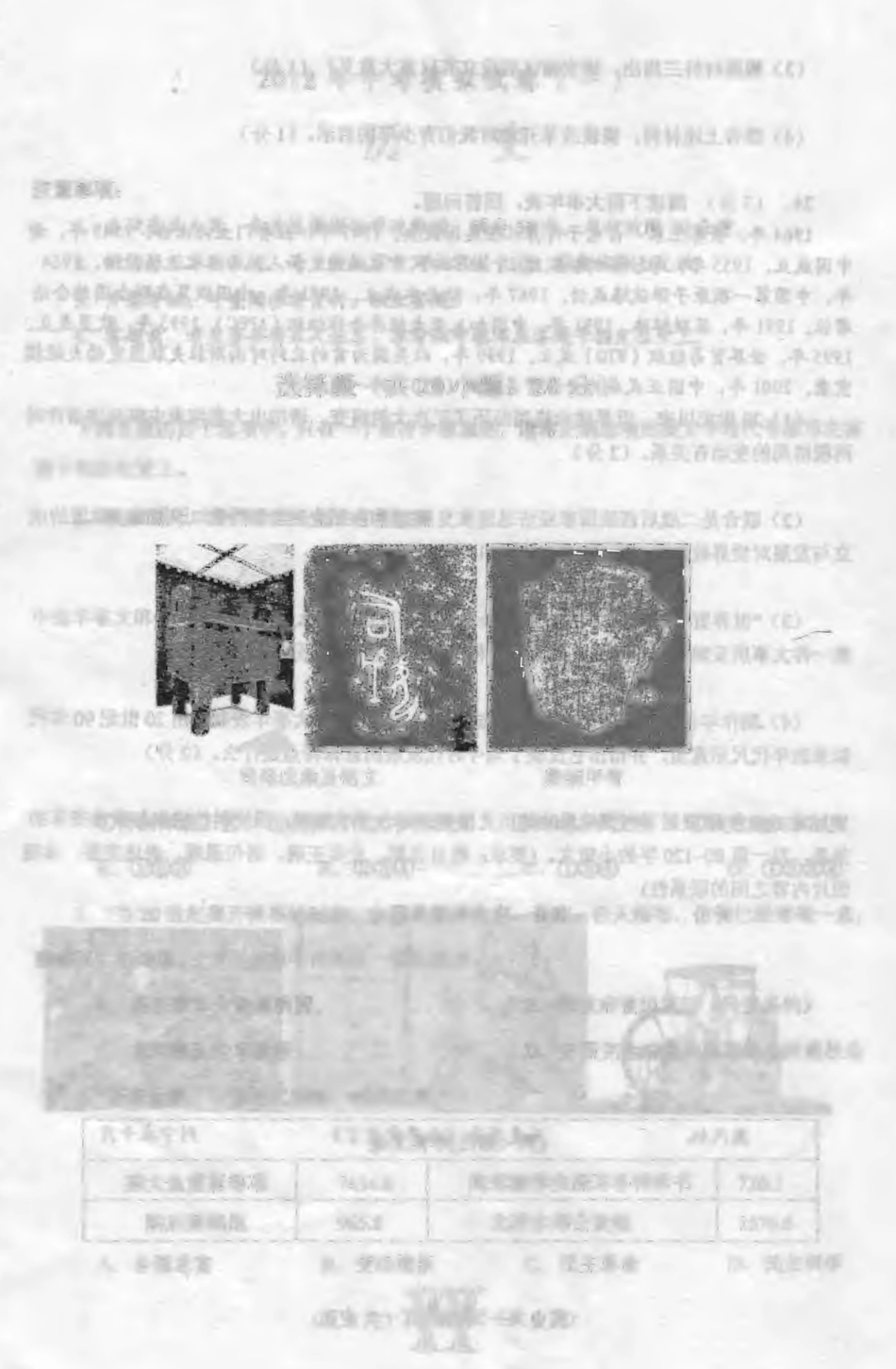 九年级历史下学期第一次模拟(期中)试卷(pdf) 河南省南阳市唐河县九年级历史下学期第一次模拟(期中)试卷(pdf)_第1页