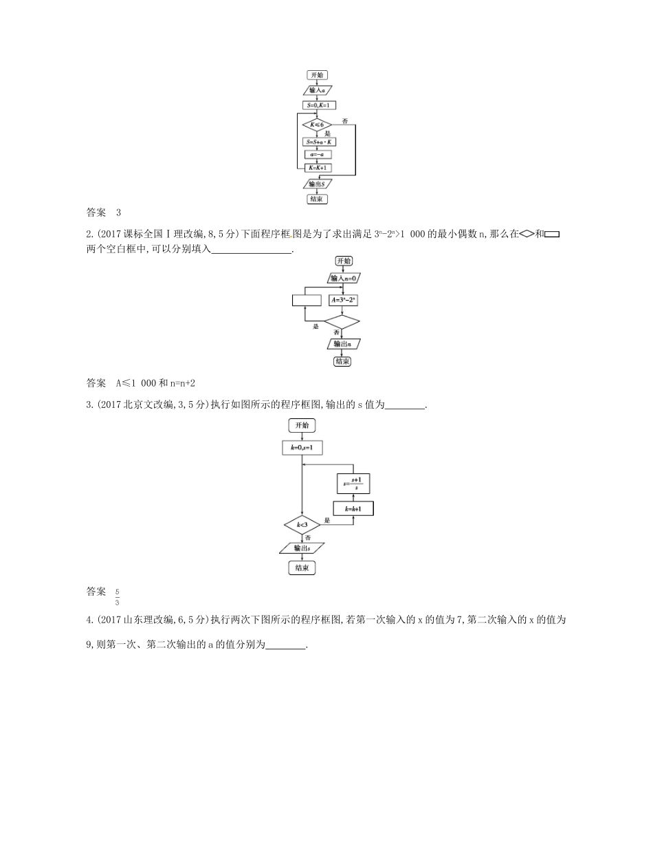 （江苏专版）高考数学一轮复习 第十章 算法初步讲义-人教版高三全册数学试题_第2页