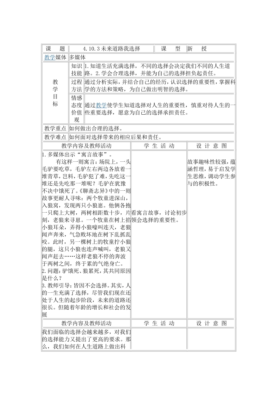 未来道路我选择_第1页