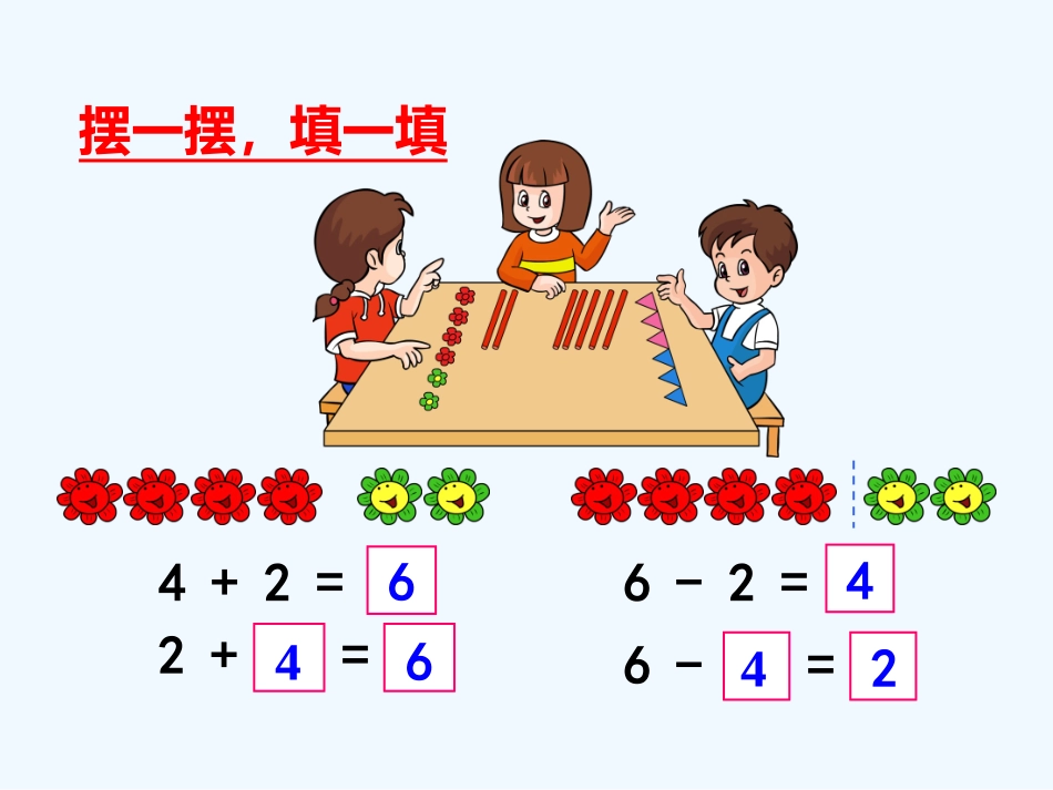 小学数学人教2011课标版一年级《6和7的加减法》_第3页