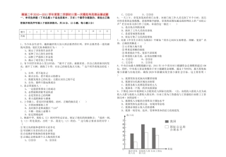 九年级思想品德第二学期第一次模拟考试卷 粤教版试卷