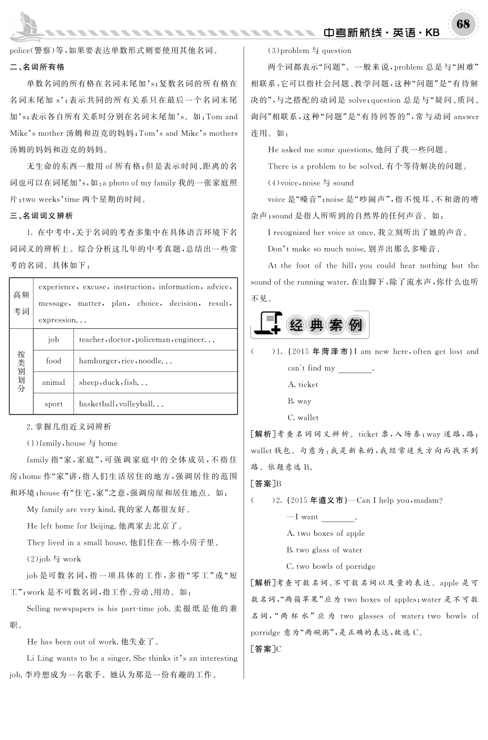 中考英语 专题复习(pdf)试卷_第2页