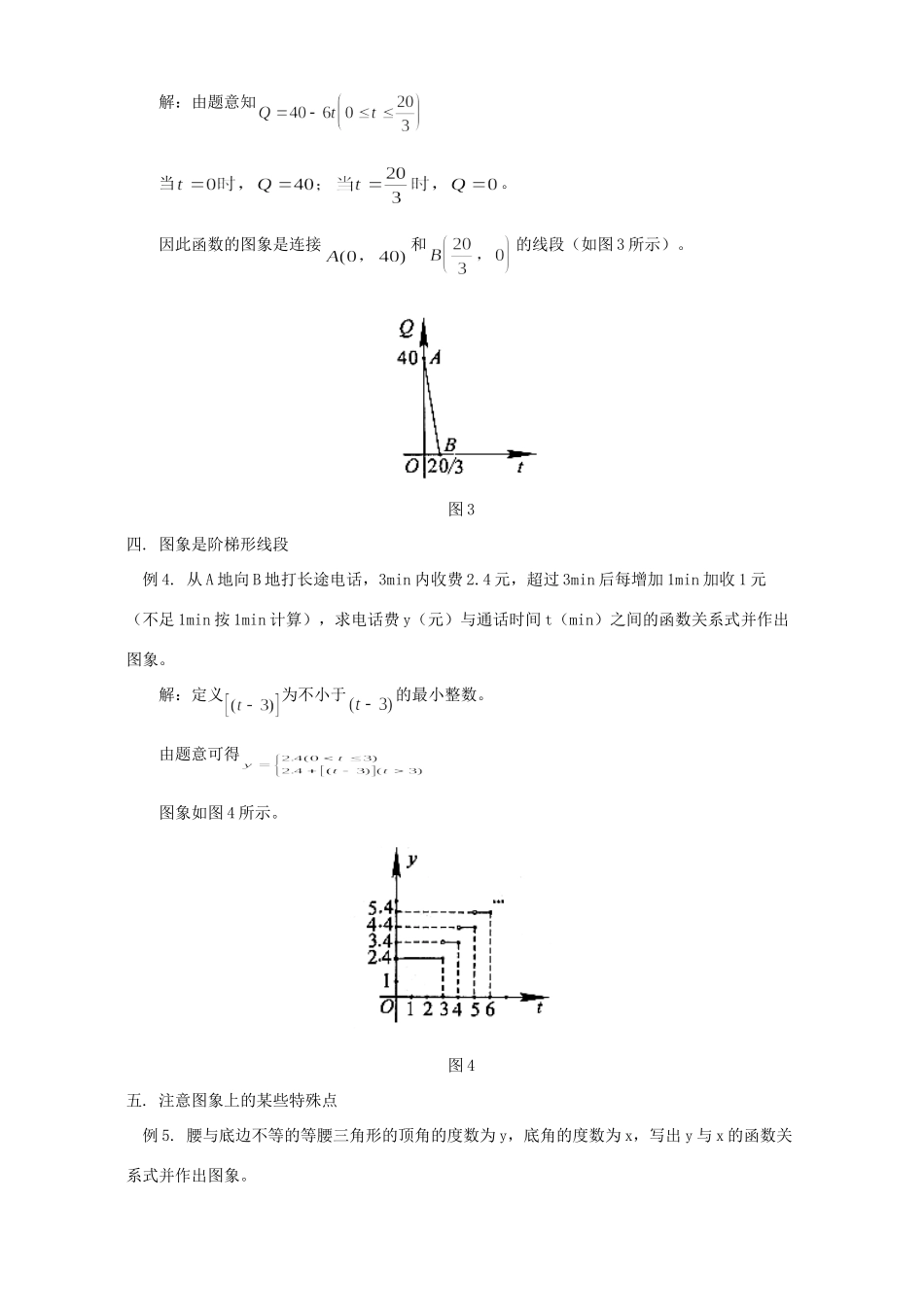 初中数学应用问题一次函数图象大盘点 专题辅导 不分版本 试题_第2页