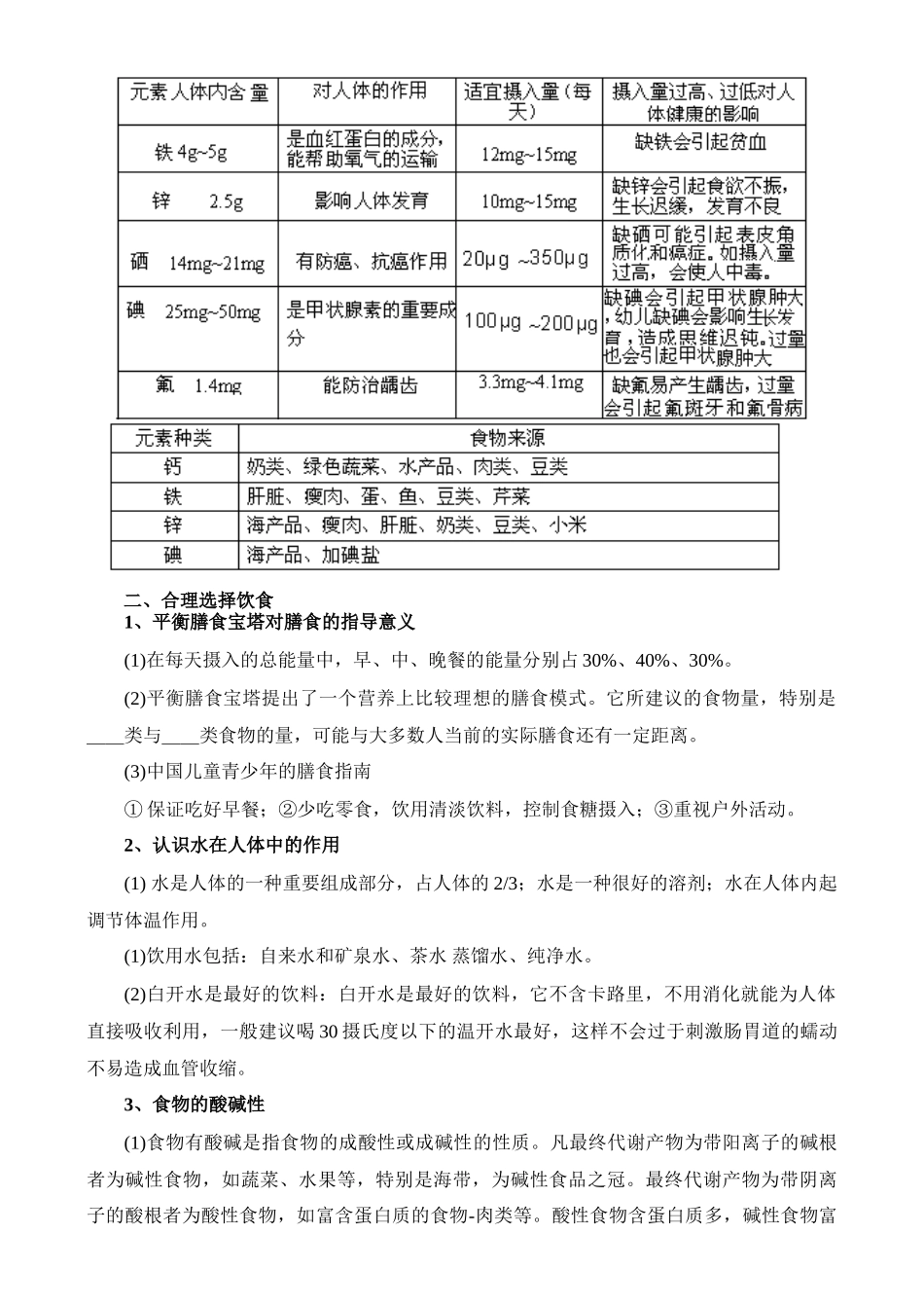 第一讲 维生素和微量元素及食品添加剂_第3页