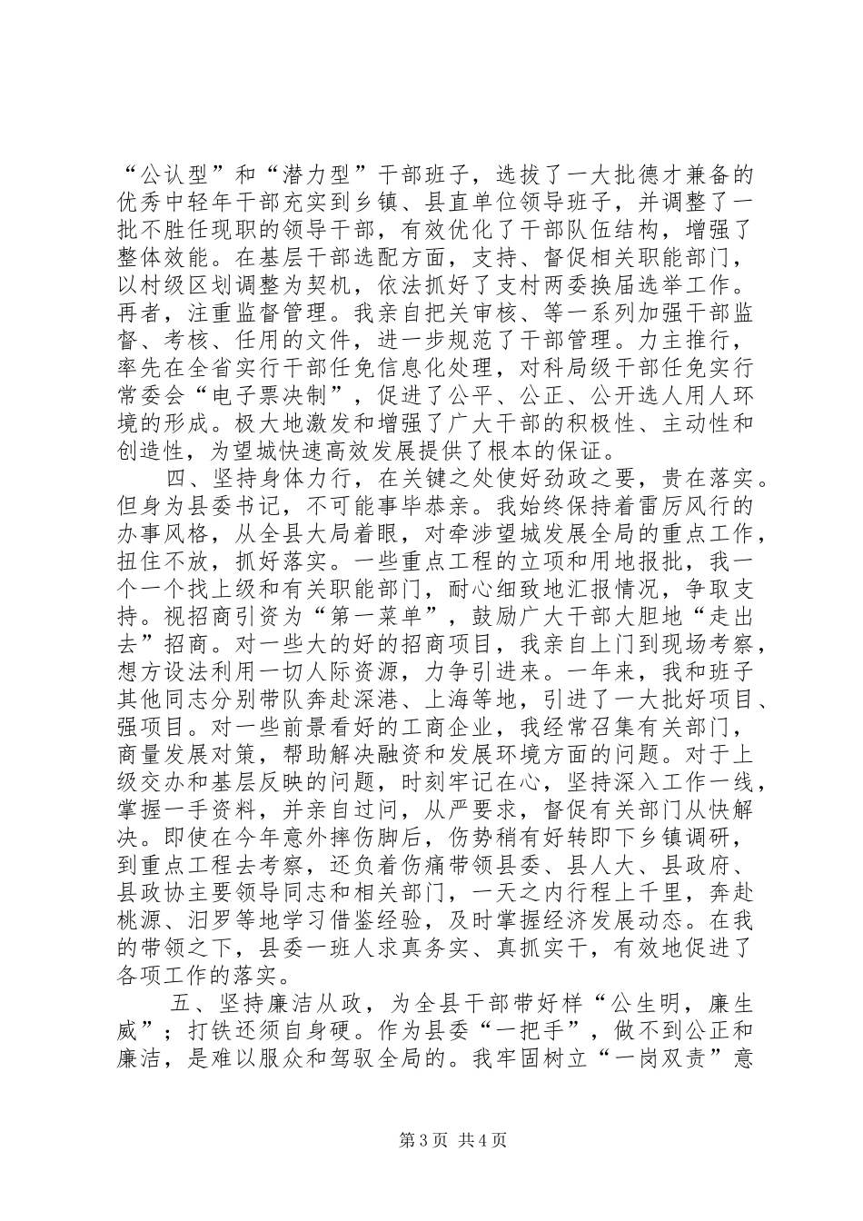 县委书记20XX年度工作总结_第3页