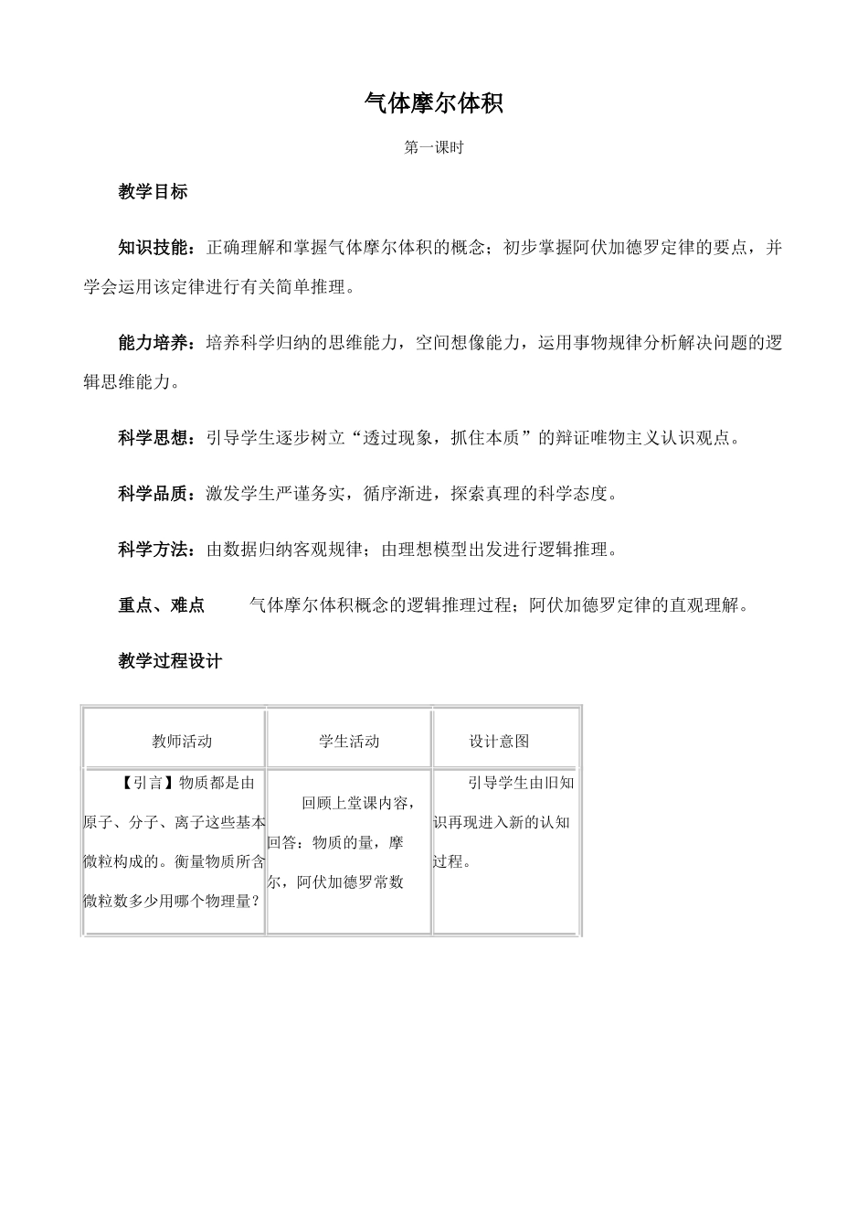 高中化学气体摩尔体积上科版高一_第1页