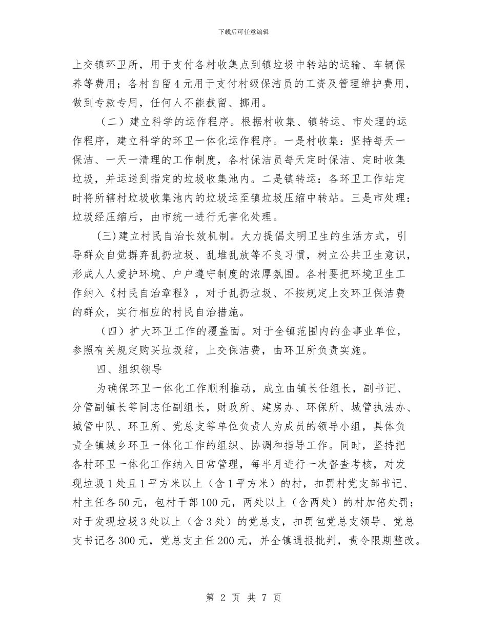 关于城乡环卫一体化工作意见与关于城市建设的考察报告汇编_第2页